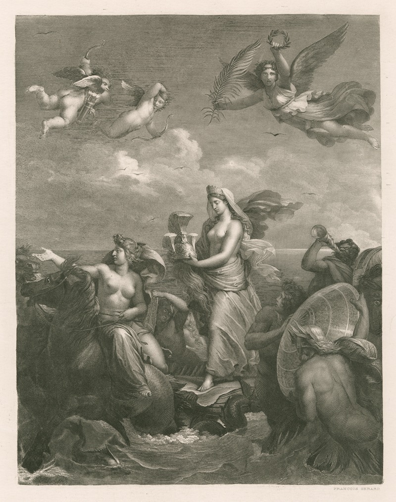 François Gérard - Thetis bearing the arms of Achilles