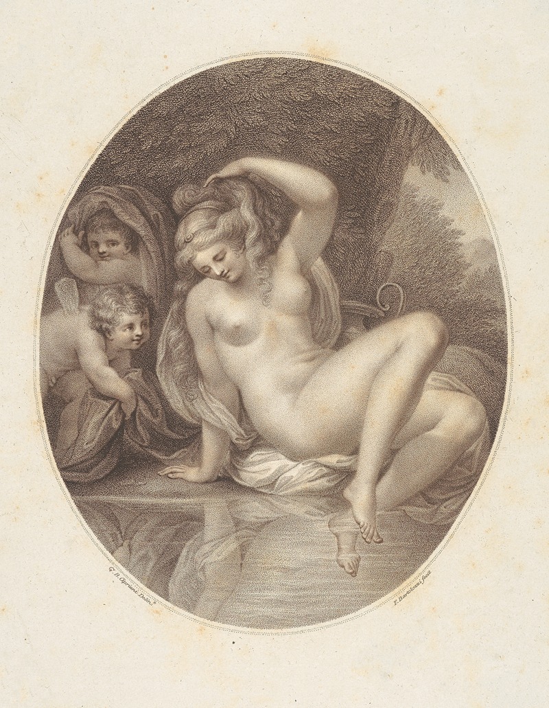 Giovanni Battista Cipriani - Cupids And Diana Bathing