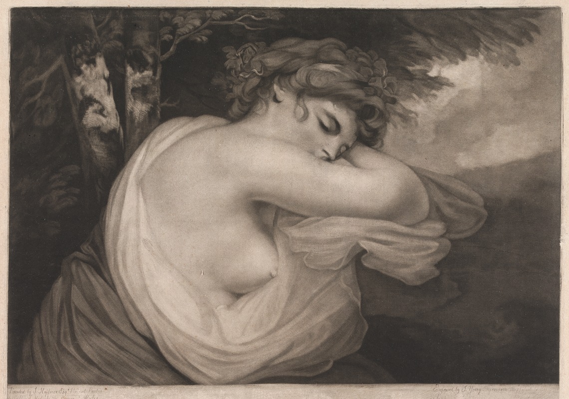 John Hoppner - A Sleeping Bacchante