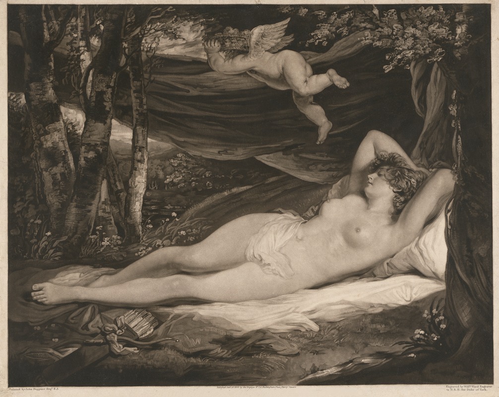 John Hoppner - The Sleeping Nymph