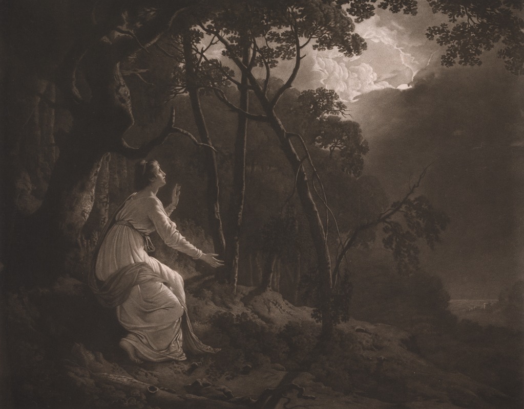 Joseph Wright of Derby - The Lady in Milton’s Comus