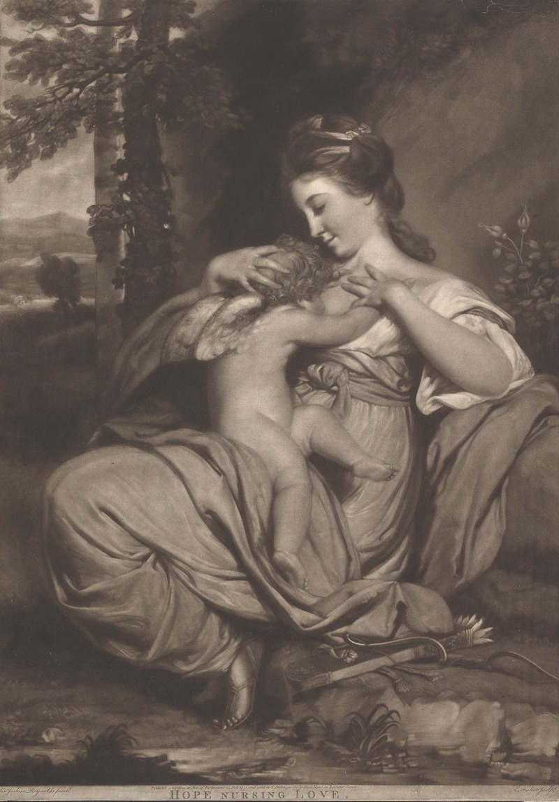 Sir Joshua Reynolds - Hope Nursing Love