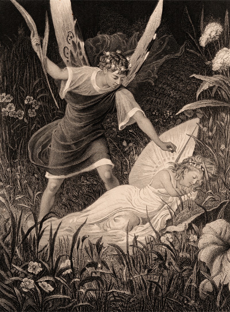 Valentine Walter Bromley - Oberon and Titania – ‘Midsummer Night’s Dream’, Act II, Scene III