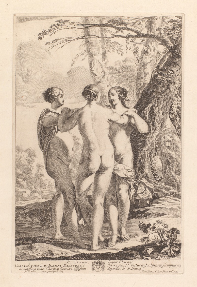 François Chauveau - Three Graces