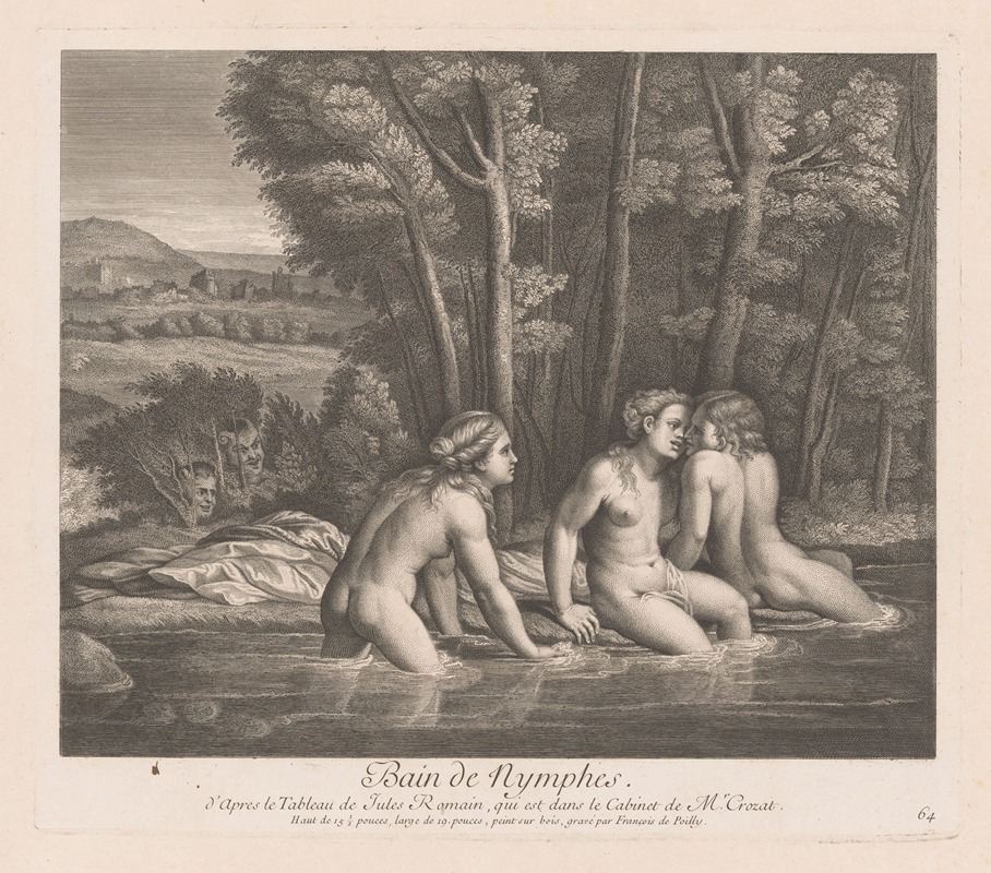 Francois de Poilly - Bathing nymphs