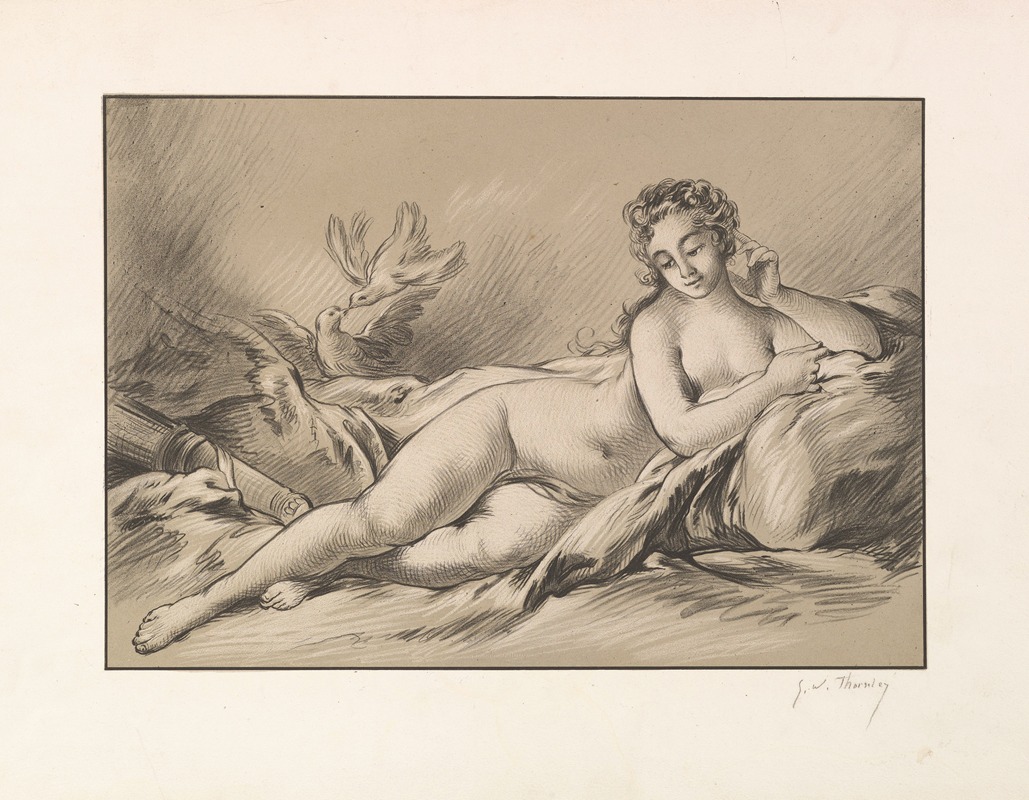 Georges William Thornley - Reclining Venus