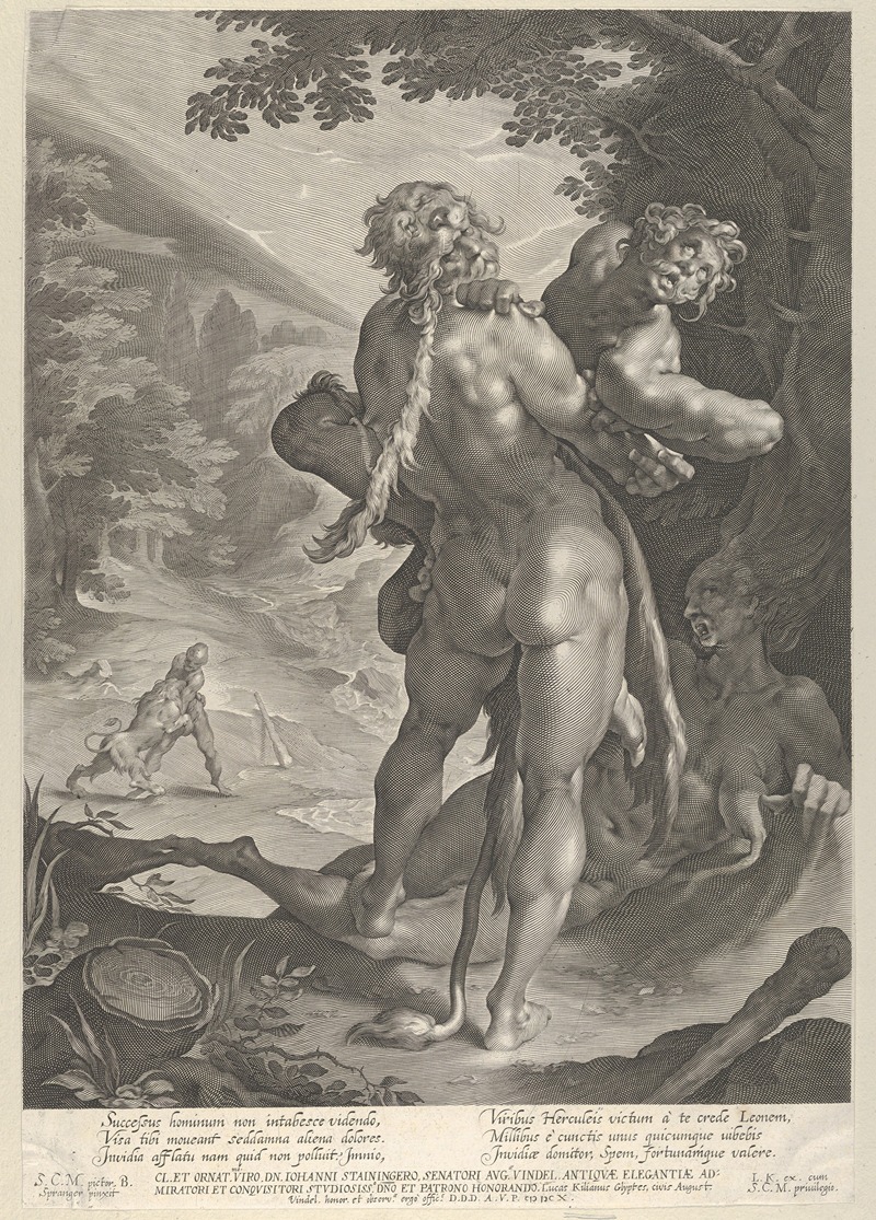 Lucas Kilian - Hercules and Antaeus