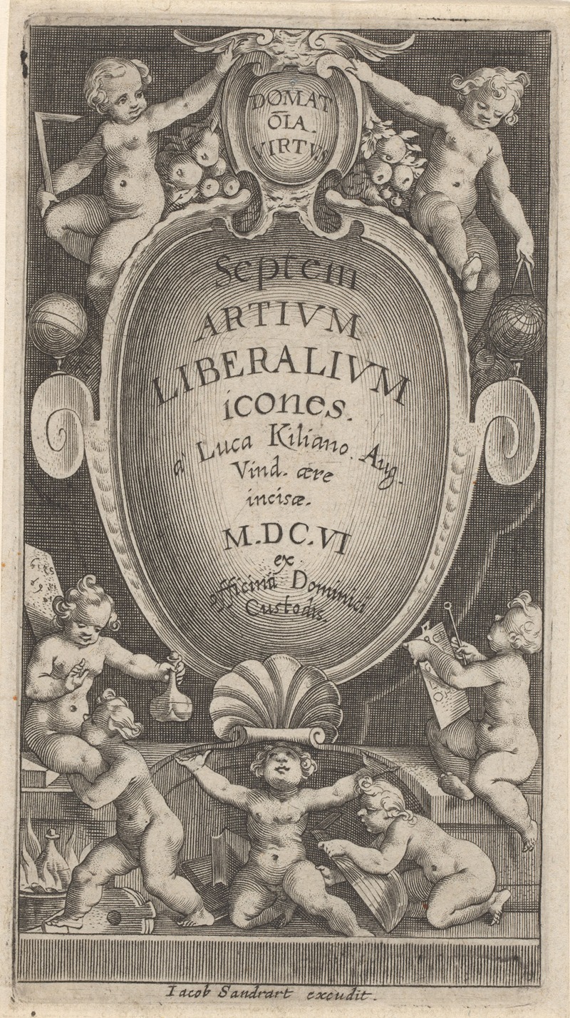 Lucas Kilian - Septem Artium Liberalium icones – Titlepage