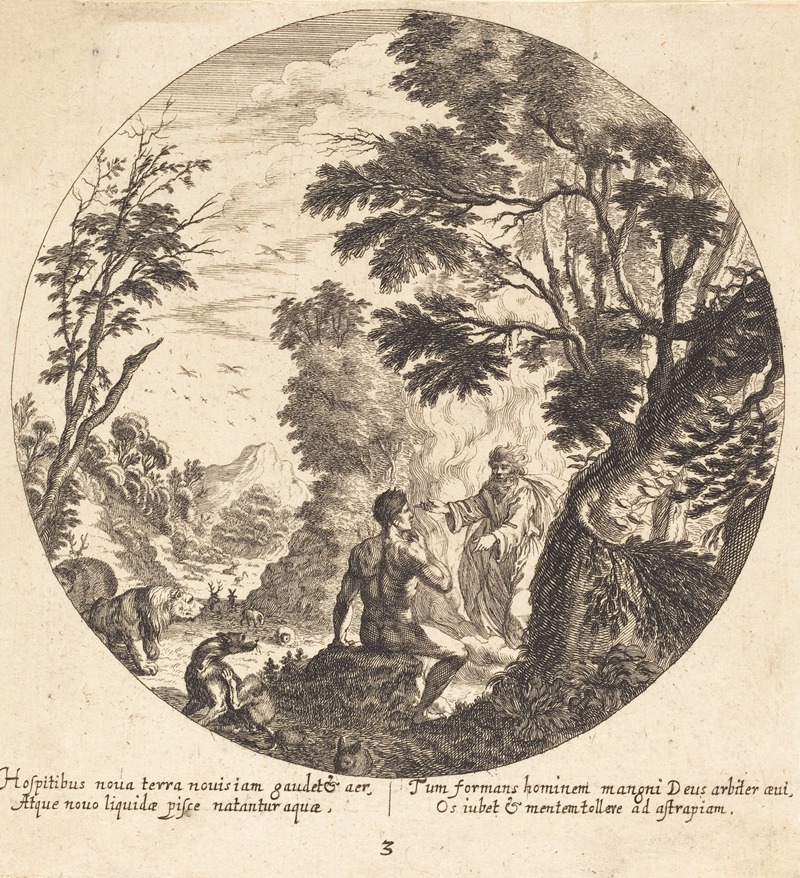 Georg Andreas Wolfgang the Elder - God Creating Man