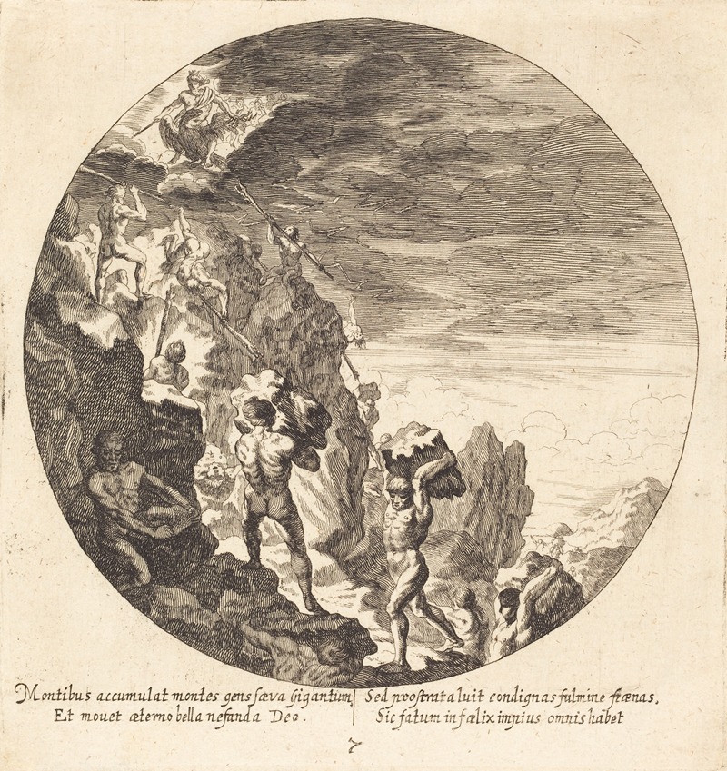 Georg Andreas Wolfgang the Elder - Giants Repelled by Jove