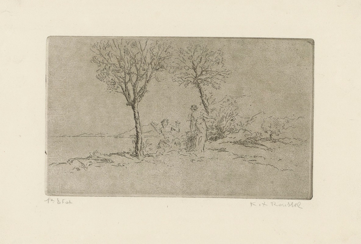 Ker-Xavier Roussel - Centaure et nymphe devant la mer