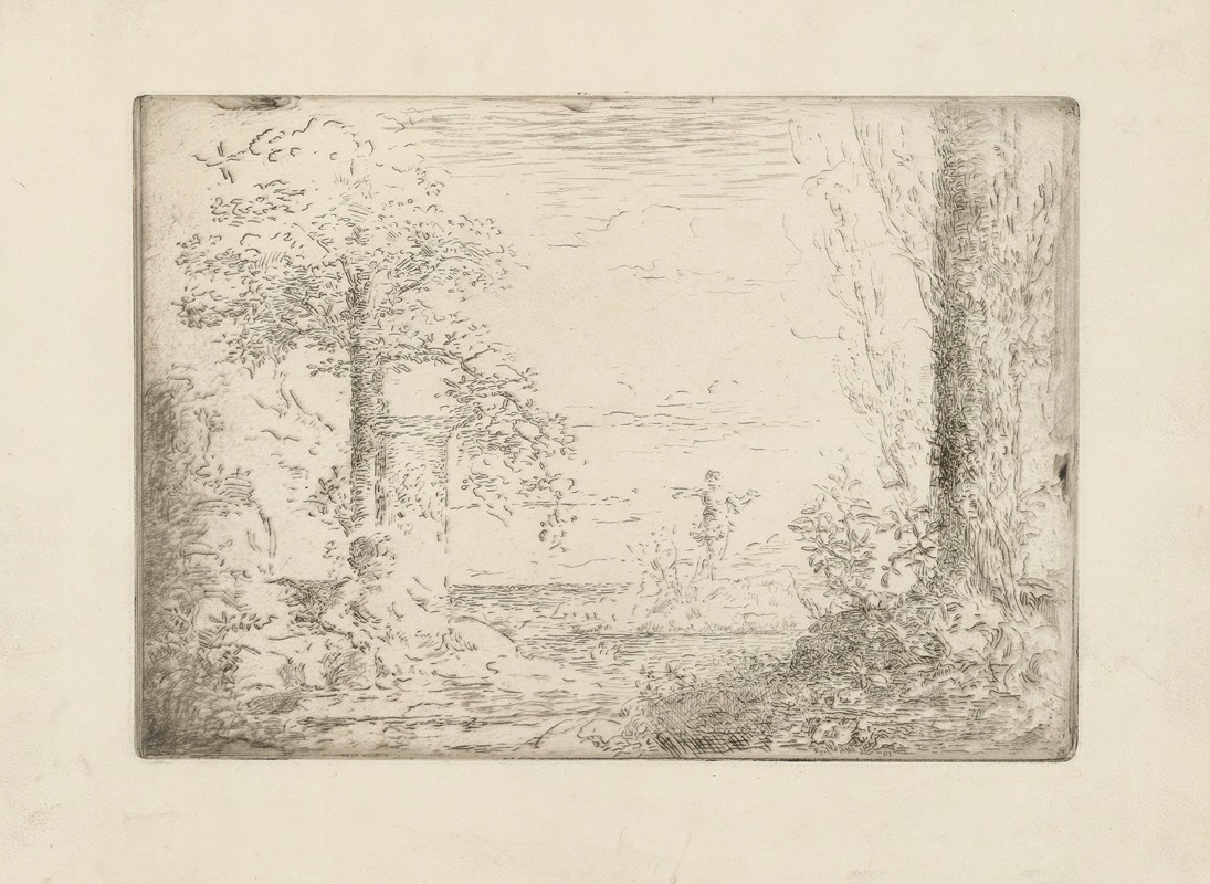 Ker-Xavier Roussel - Nymphe assise accoudée au pied d’un arbre