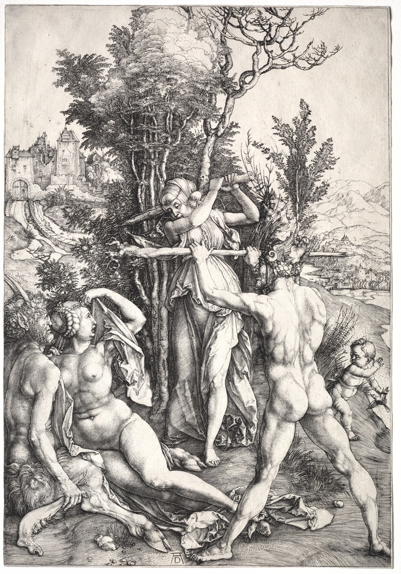 Albrecht Dürer - Hercules at the Crossroad