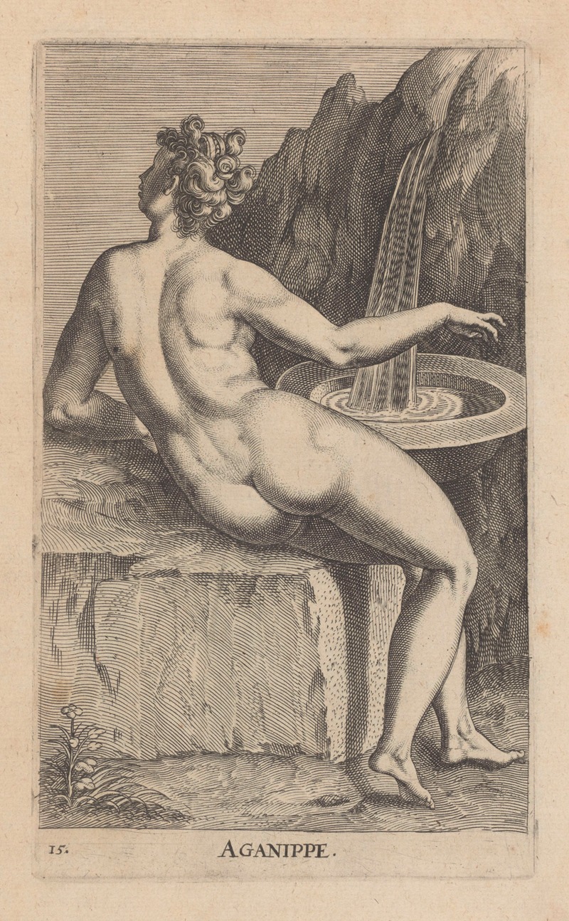 Philip Galle - Aganippe