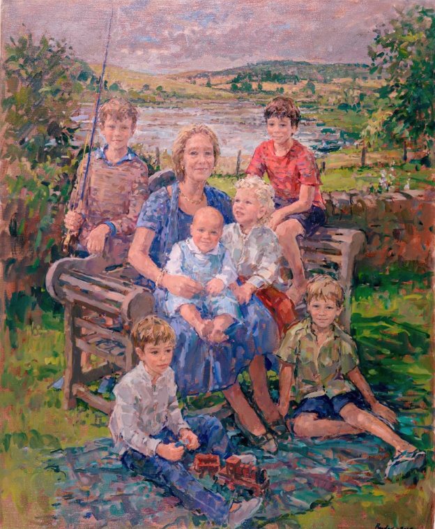 Susan Ryder - Elizabeth and her six grandsons