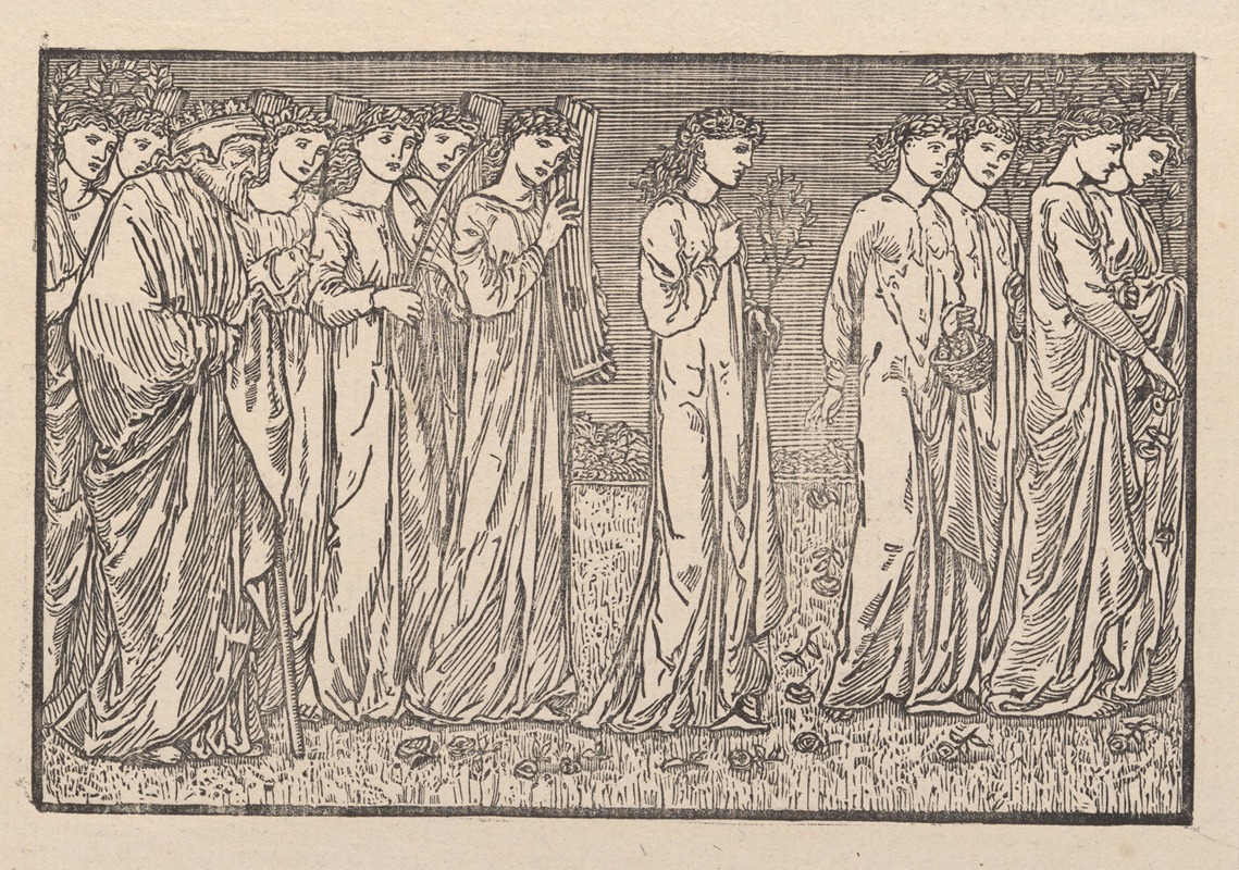 Sir Edward Coley Burne-Jones - Procession to the rock II