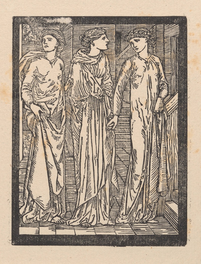 Sir Edward Coley Burne-Jones - Visit of the jealous sisters