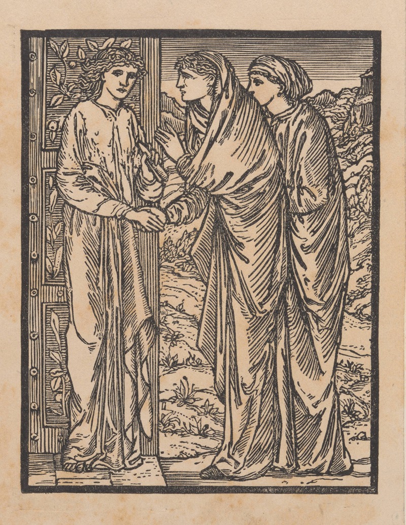 Sir Edward Coley Burne-Jones - Farewell of the jealous sisters