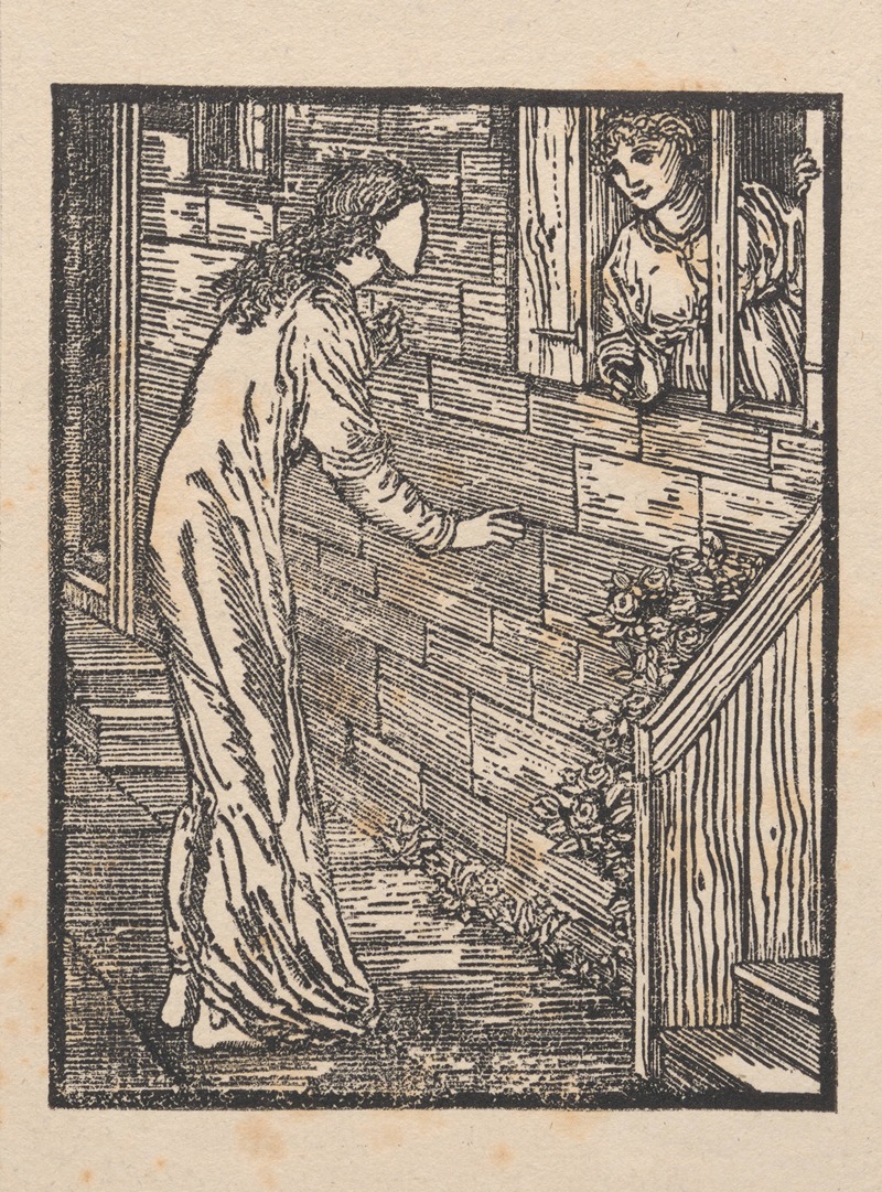 Sir Edward Coley Burne-Jones - Vision of Cupid appearing to the sister