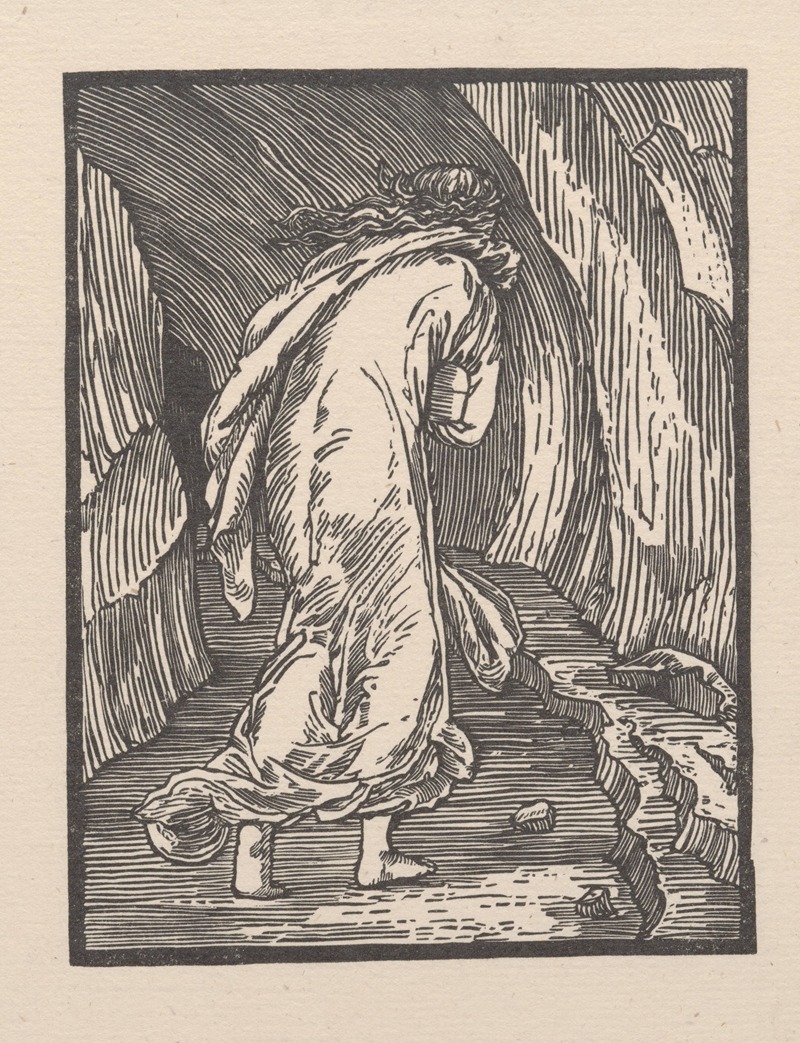 Sir Edward Coley Burne-Jones - Psyche entering Hades
