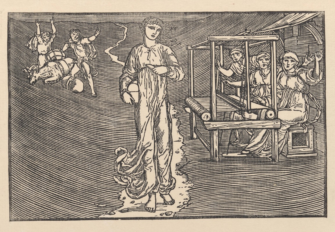 Sir Edward Coley Burne-Jones - Psyche passes two trials