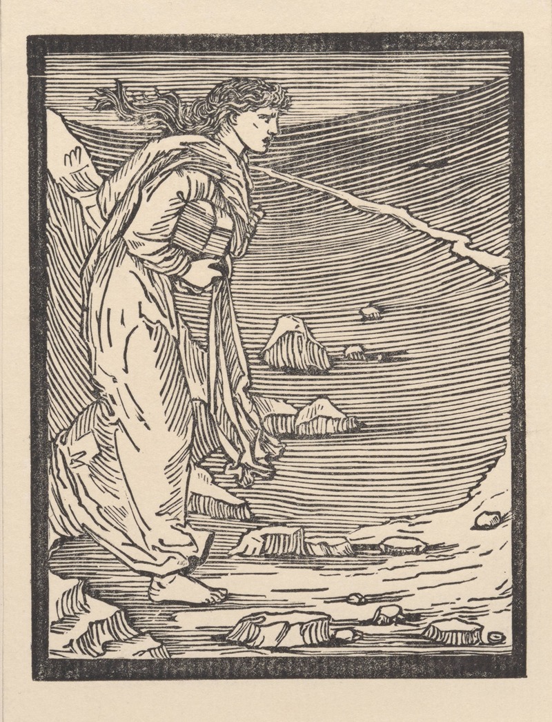 Sir Edward Coley Burne-Jones - Psyche returning with the casket