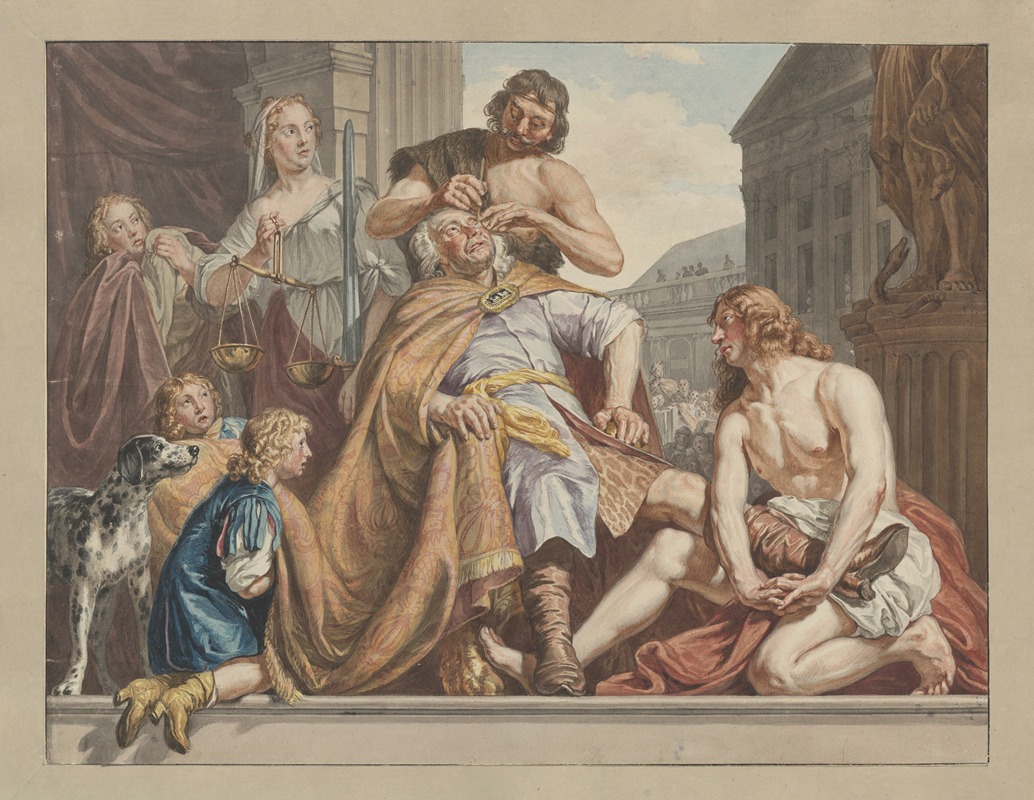 Wybrand Hendriks - Seleucus laat zijn oog uitsteken