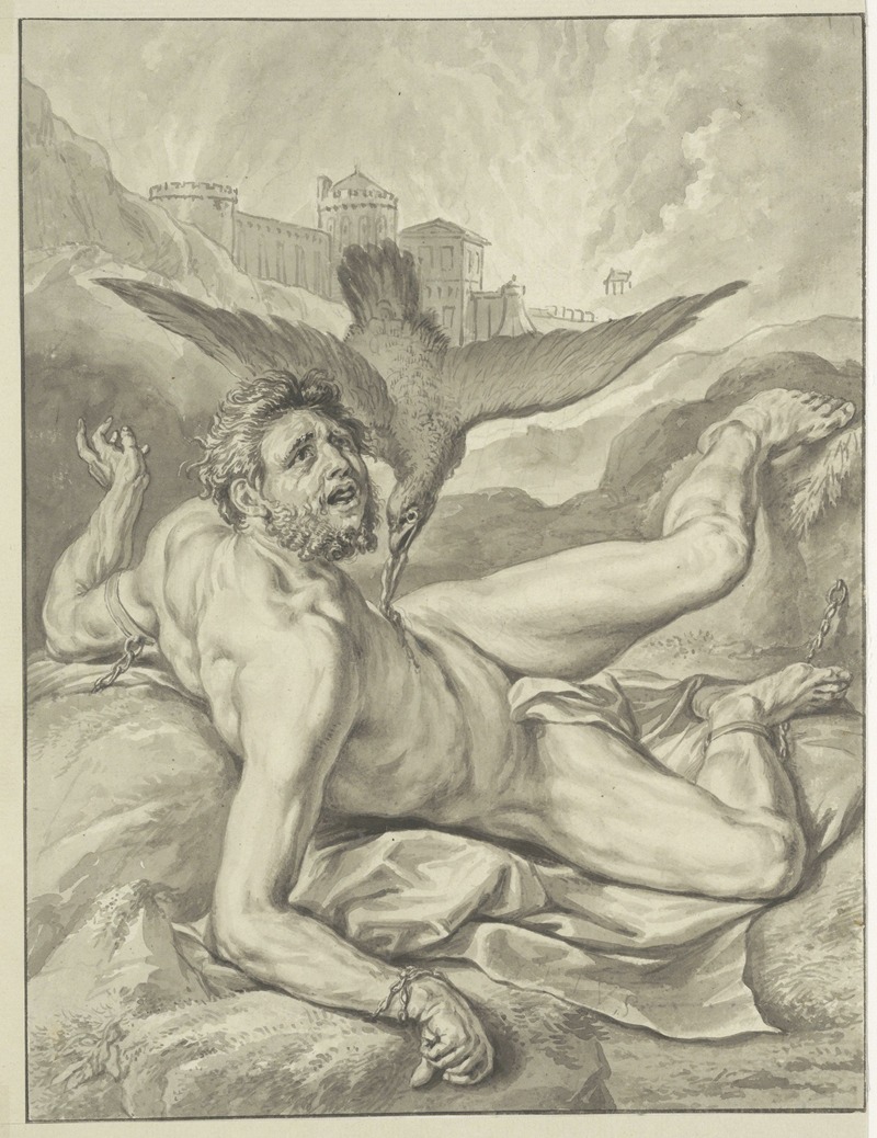 Wybrand Hendriks - Titius, wien door een gier de lever uitgebeten wordt