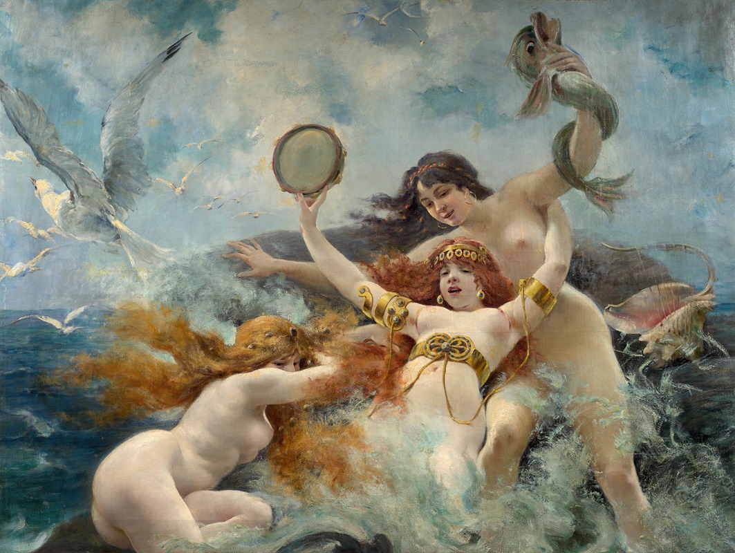Adolphe La Lyre - Les sirènes s’amusent
