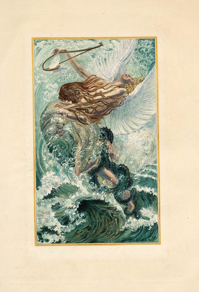 Carlos Schwabe - Spleen and Ideal, illustration for ‘The Flowers of Evil’, by Charles Baudelaire
