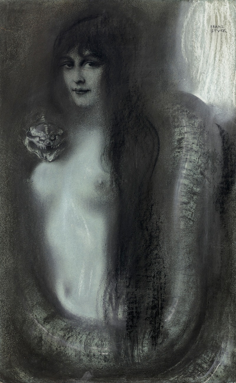 Franz von Stuck - Die Sünde
