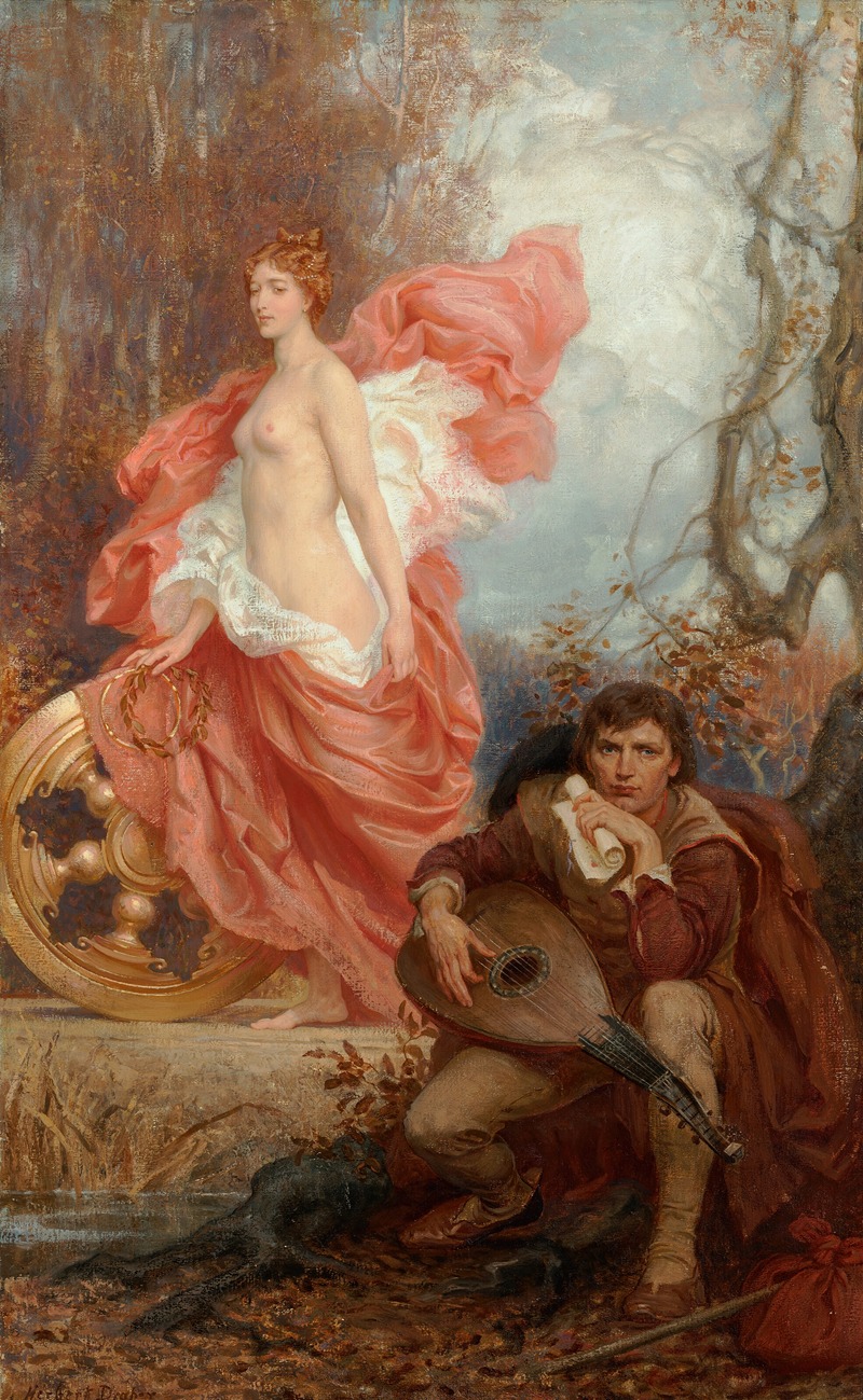 Herbert James Draper - Art and the Jade