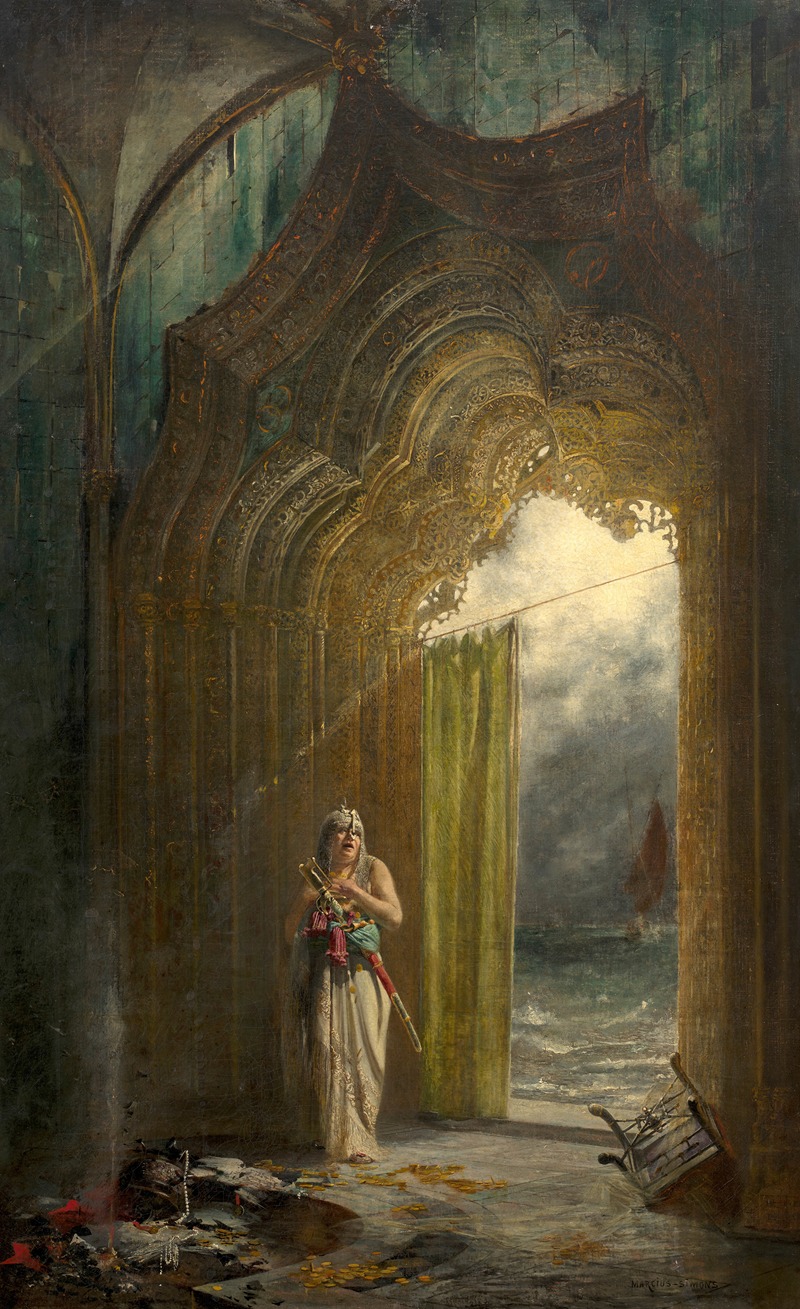 Pinckney Marcius-Simons - Character with a saber in front of a door