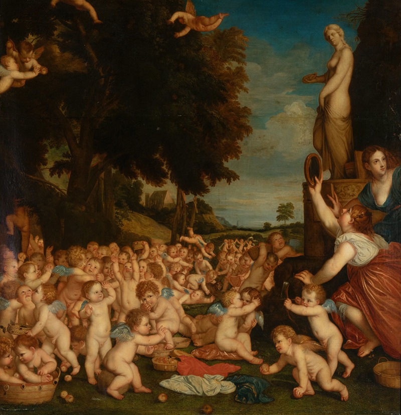 Roman School - The worship of Venus, after Titian