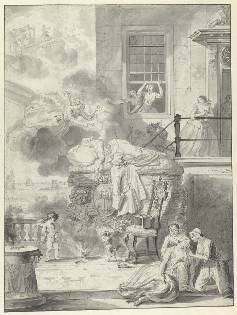 Cornelis Troost - Dido’s dood