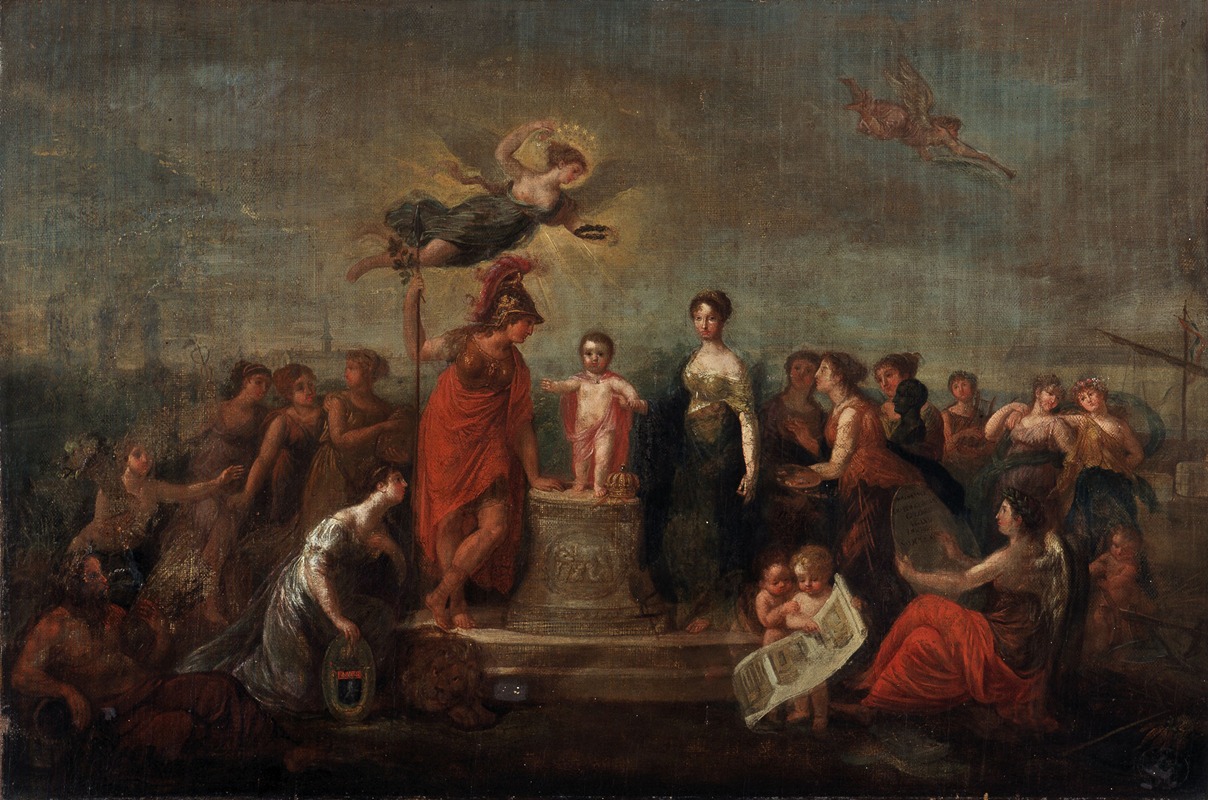 Ernest Joseph Bailly - Allegory of the Birth of the King of Rome