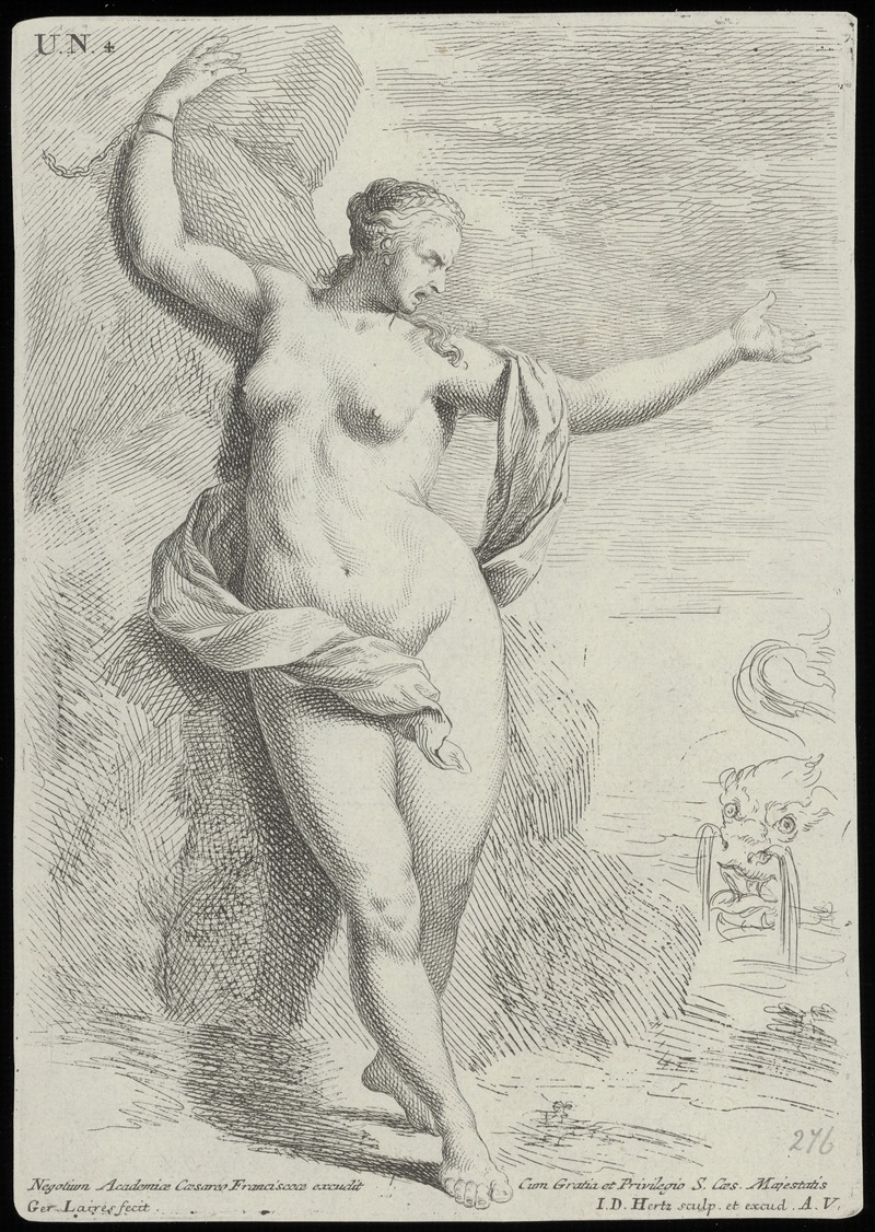 Johann Daniel Hertz - Andromeda en het zeemonster