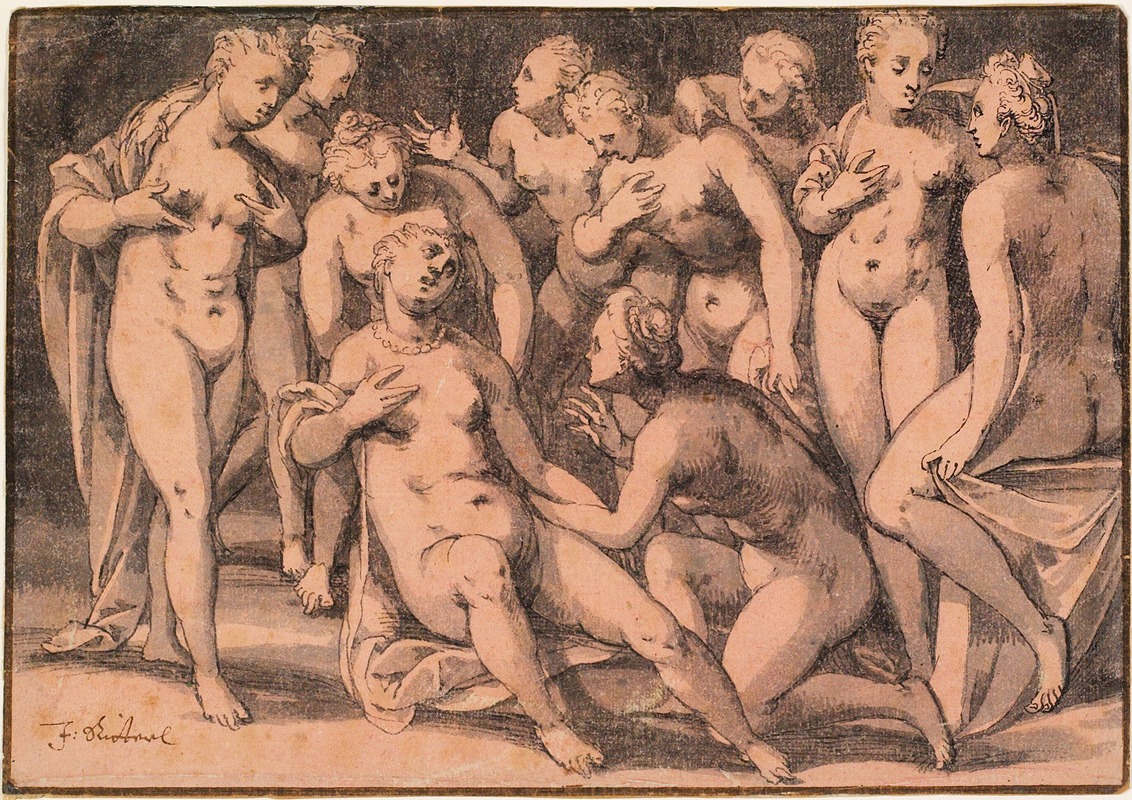 Josef Ritterl - Diana Discovers the Pregnancy of Callisto