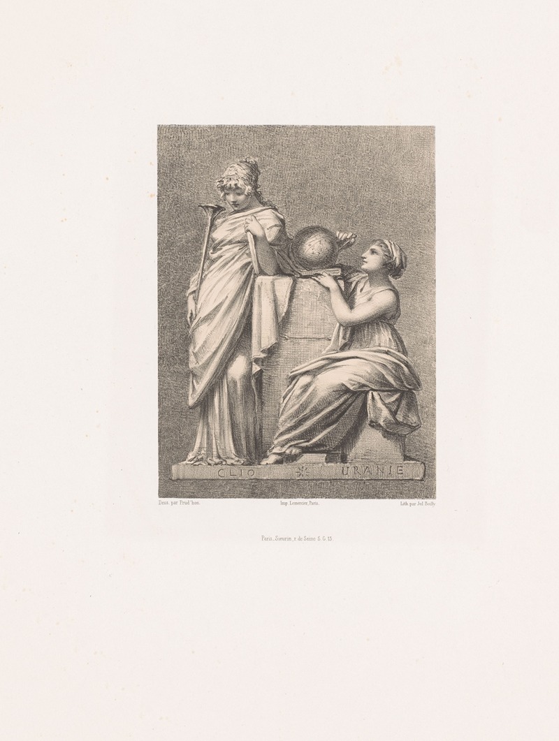 Julien Léopold Boilly - Clio and Urania