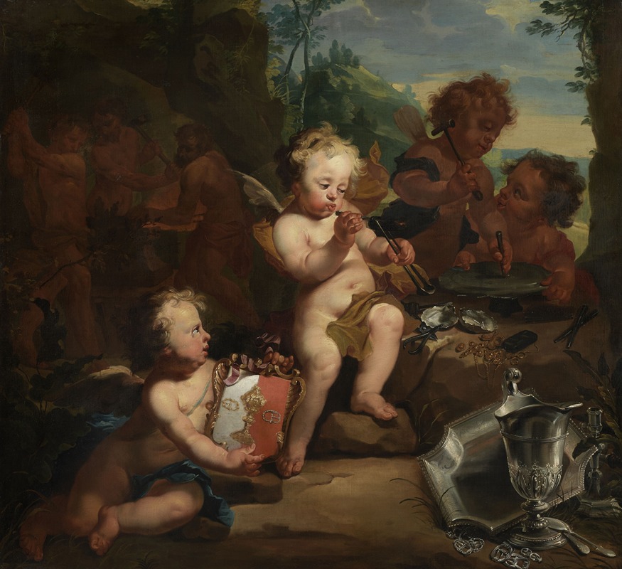 Matthias de Visch - Allegory of the Silversmith’s Trade
