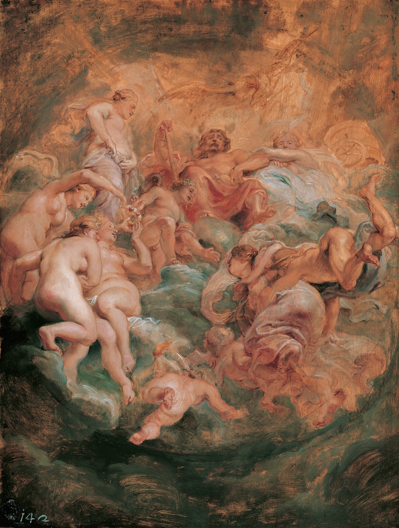Peter Paul Rubens - Psyche taken up into Olympus