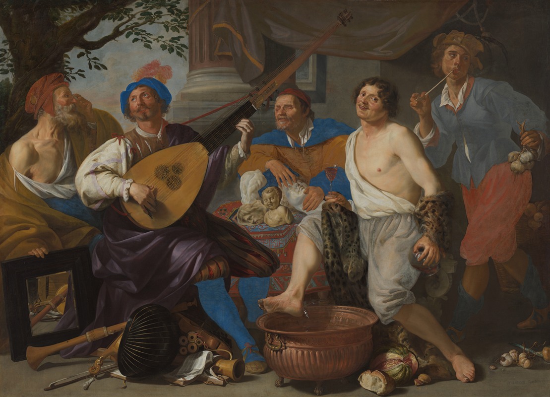Theodoor Rombouts - Allegory of the Five Senses