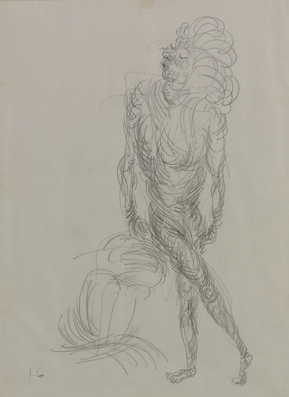 Paul Klee - Akt In Geschraubter Bewegung (Nude In Spiralling Movement)