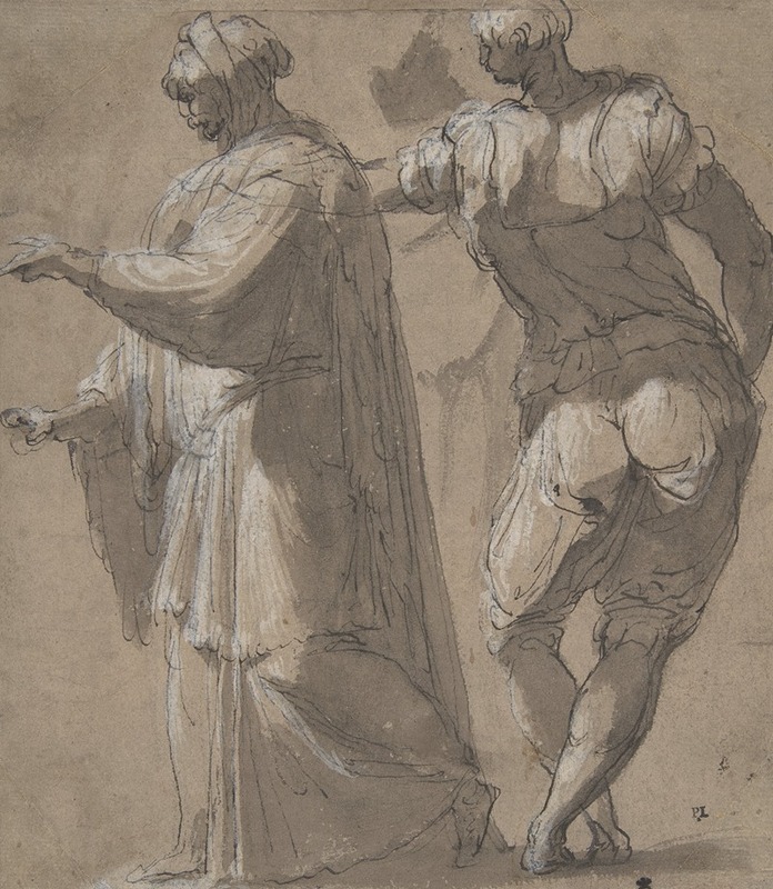Perino Del Vaga - Two Standing Male Figures