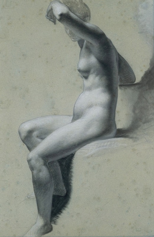 Pierre-Paul Prud'hon - Seated Female Nude