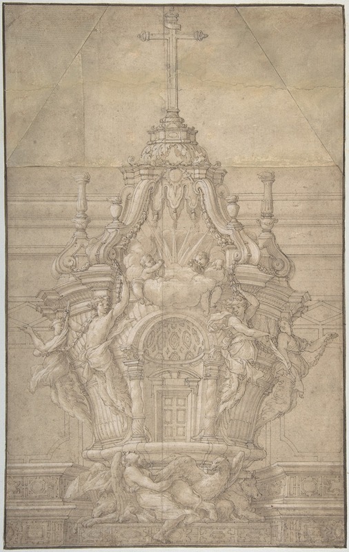 Pierre Puget - Design for a Tabernacle