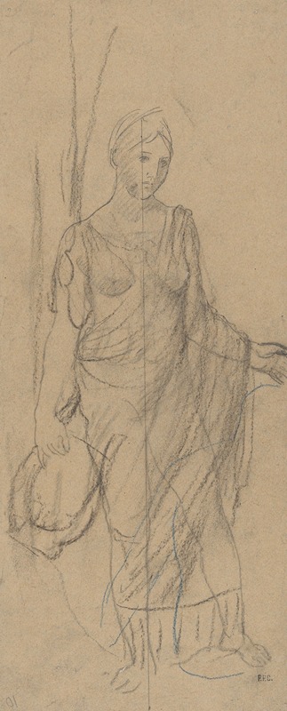 Pierre Puvis de Chavannes - A Muse of Poetry