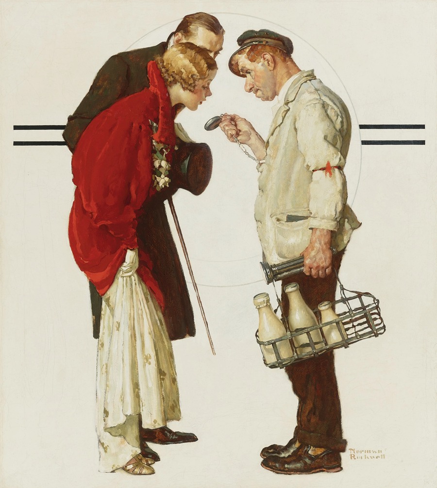 The Circus Barker - Norman Rockwell | Artera