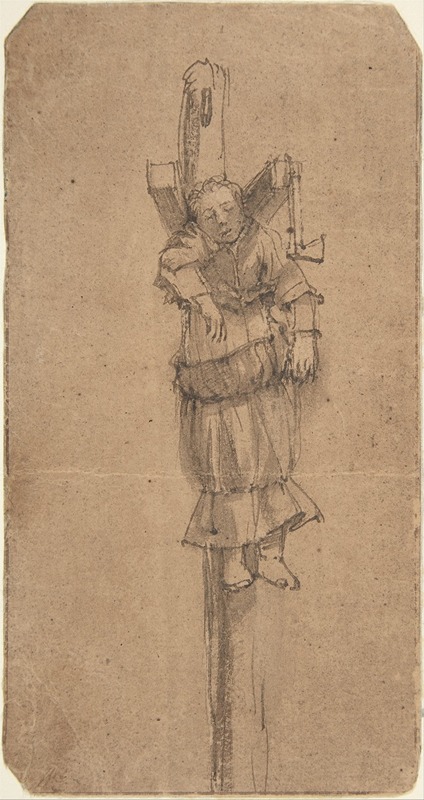 Rembrandt van Rijn - Elsje Christiaens Hanging on a Gibbet