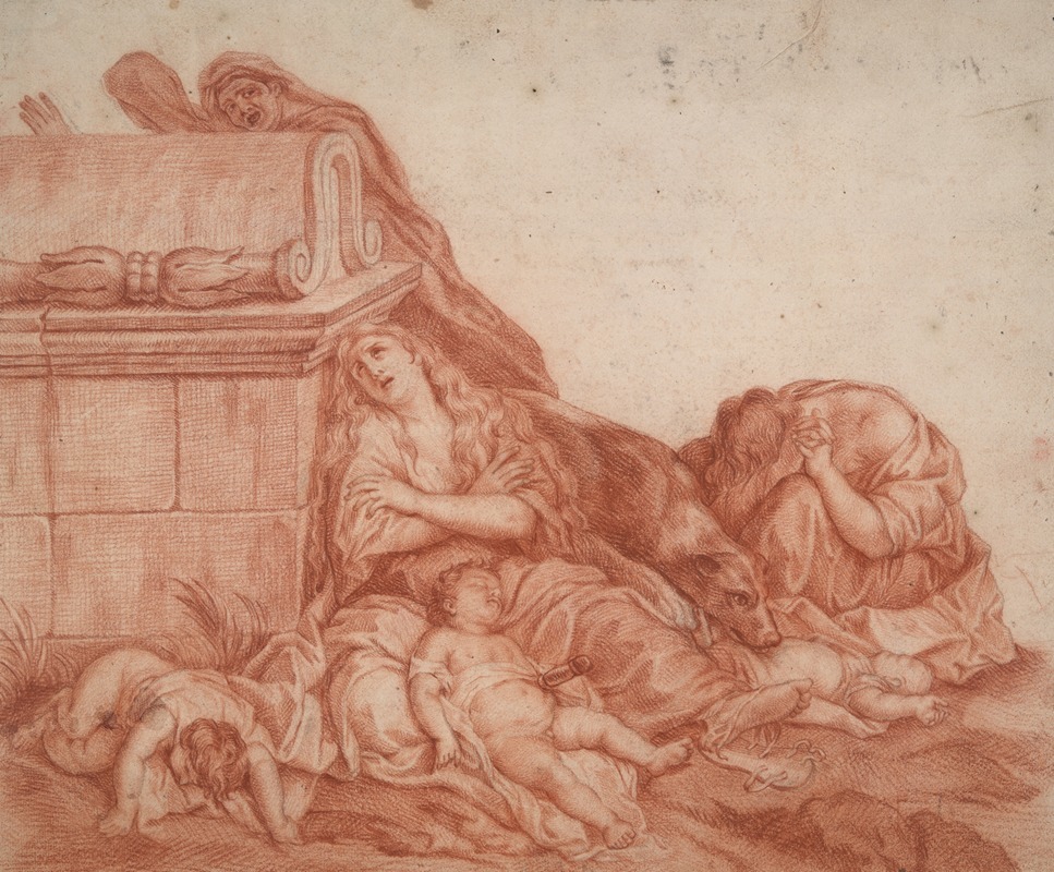 Style of Abraham van Diepenbeeck - Study for the Massacre of the Innocents